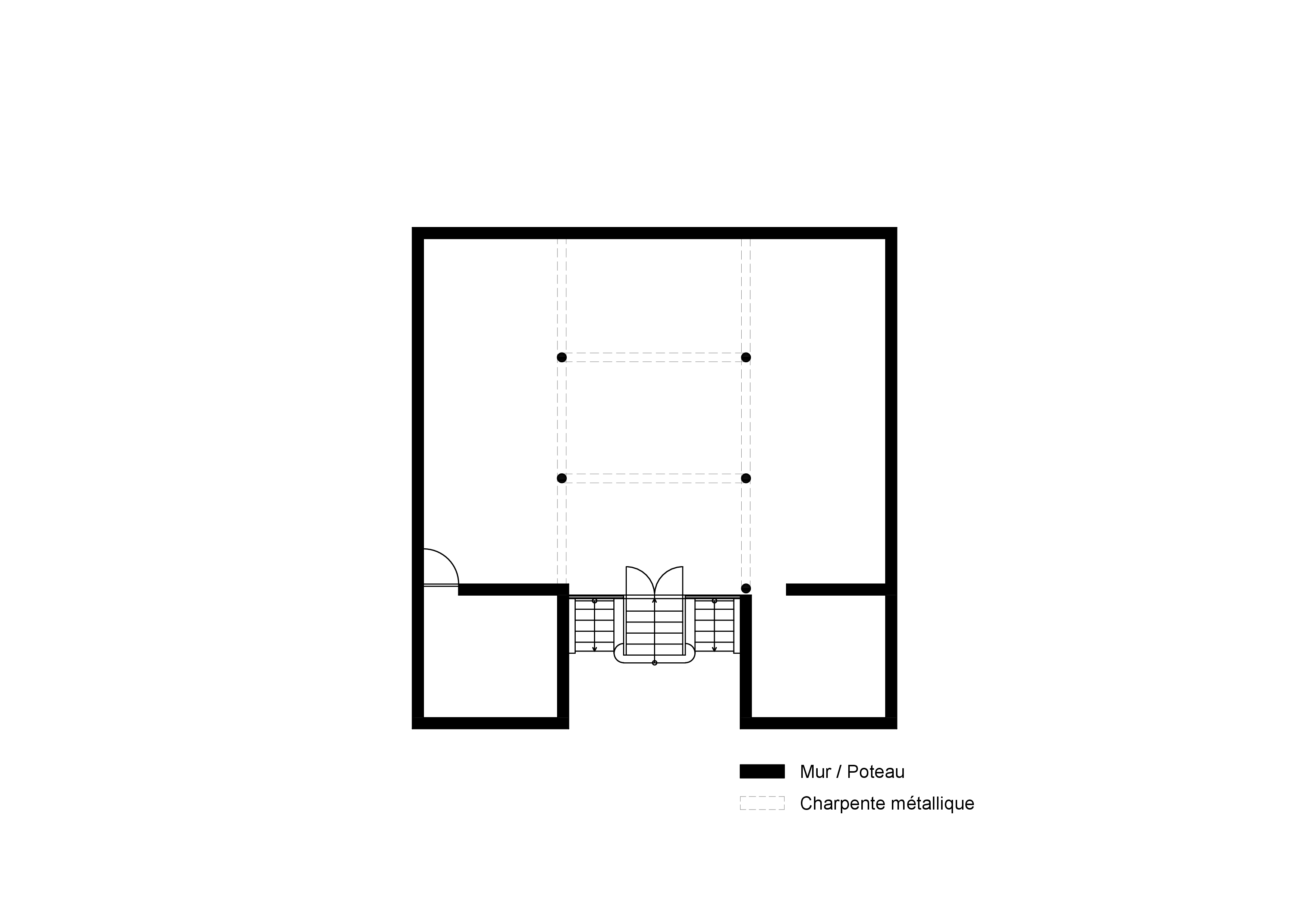 Galerie Derouillon — 먼저, 공간의 구조 읽기