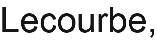 Lecourbe,